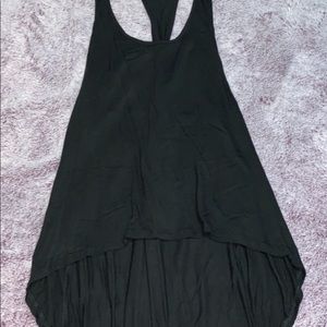 Cut out high low shirt